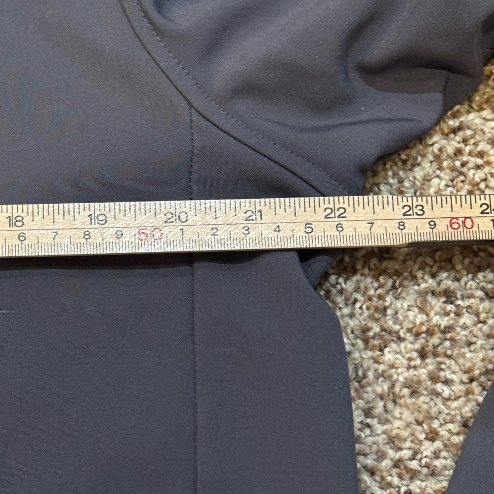 Simms Slate Gray Softshell Hooded Jacket Blue Acc… - image 8